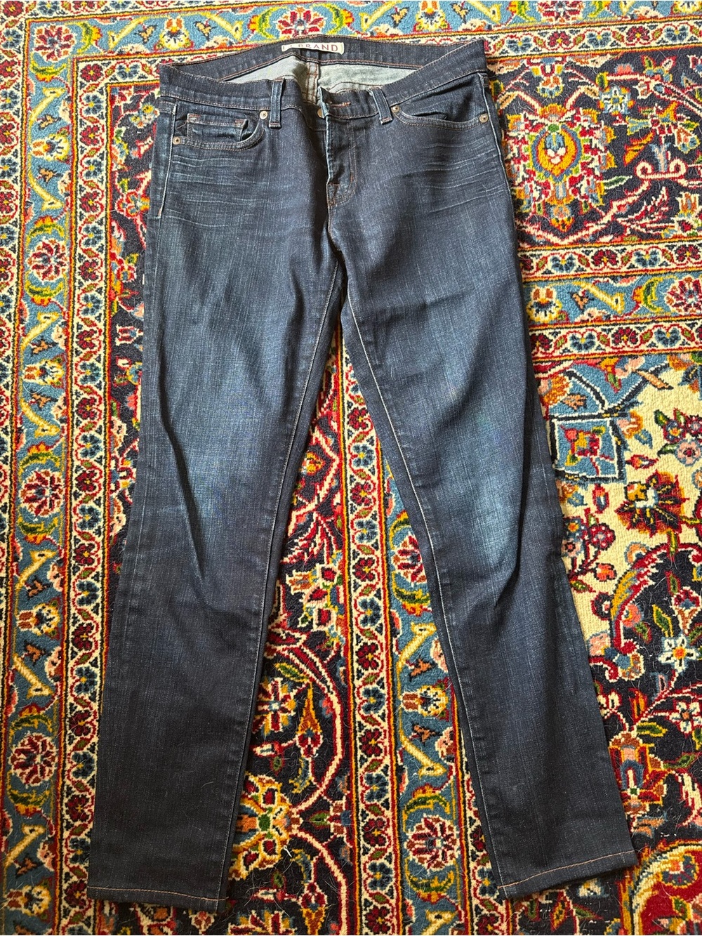 J Brand Pencil Leg in Dark Indigo Wash